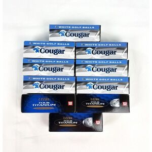 New Golf Balls Lot of 24 - Wilson Ultra Tour & Cougar Titanium Distance Sleeves